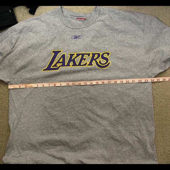 Los Angeles Lakers Reebok Vintage Long Sleeve Logo - Picture 5 of 6